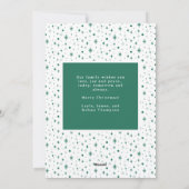 Carte de vacances photo moderne Starry Cheval Chri (Dos)