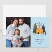 Carte de vacances photo personnalisée de la maison (Devant / Derrière)