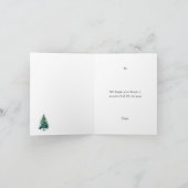 Carte de vacances photo personnalisée de Noël (Intérieur)