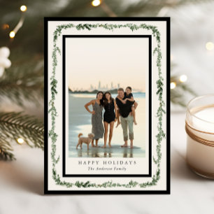 Carte de vacances photo Pine Frame