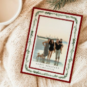 Carte de vacances photo Pine Frame