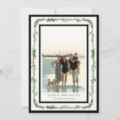 Carte de vacances photo Pine Frame (Devant)