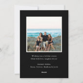 Carte de vacances photo Pine Frame (Dos)