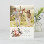 Carte de vacances photo pour les bougies de Noël (Debout devant)