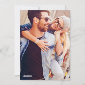 CARTE DE VACANCES PHOTO | Scène de Noël (Dos)