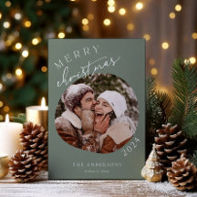 Carte de vacances photo simpliste