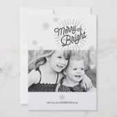 Carte de vacances photo Starburst 1 (Devant)