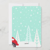 Carte de vacances photo Tree Home (Dos)