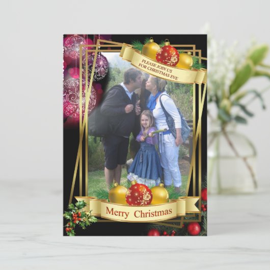 Carte de vacances plat (Debout devant)