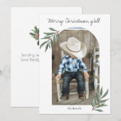 Carte de vacances plat (Devant / Derrière)