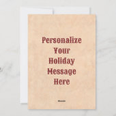 Carte de vacances Plat Ristra Wreath (Dos)