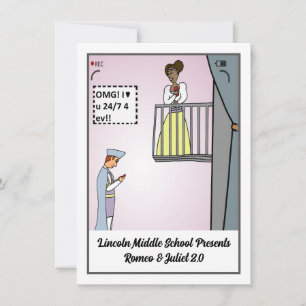 Carte de vacances Plat Romeo et Juliet 2.0