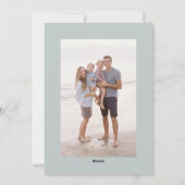 Carte de vacances Plat Sand Pail de Noël de plage (Dos)