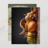 Carte de vacances plat, taille : 4,25 po x 5,5 po, (Devant / Derrière)