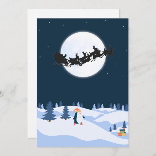 Carte de vacances plate (Devant / Derrière)