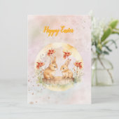 Carte de vacances plate (Debout devant)