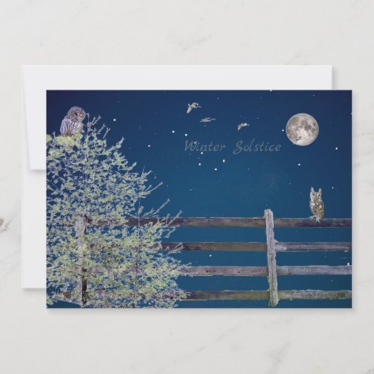 Carte de vacances plate (Devant)