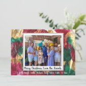 Carte de vacances plate (Debout devant)