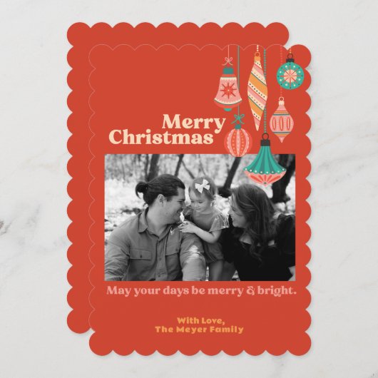 Carte de vacances plate (Devant / Derrière)