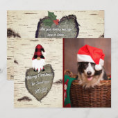 Carte de vacances plate (Devant / Derrière)