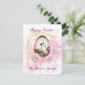 Carte de vacances plate (Debout devant)