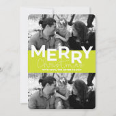 Carte de vacances plate (Devant)