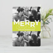 Carte de vacances plate (Debout devant)