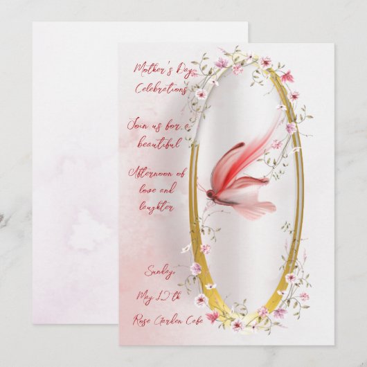 Carte de vacances plate (Devant / Derrière)