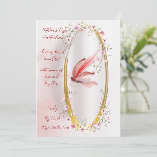 Carte de vacances plate  (Debout devant)