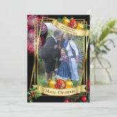 Carte de vacances plate (Debout devant)