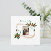 Carte de vacances plate (Debout devant)