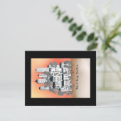 Carte de vacances plate (Debout devant)