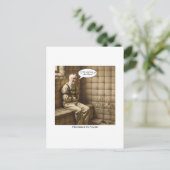 Carte de vacances plate (Debout devant)