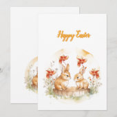 Carte de vacances plate  (Devant / Derrière)