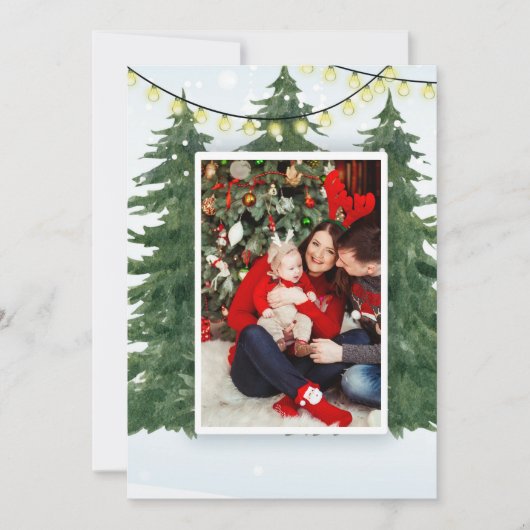 Carte de vacances plate (Devant)