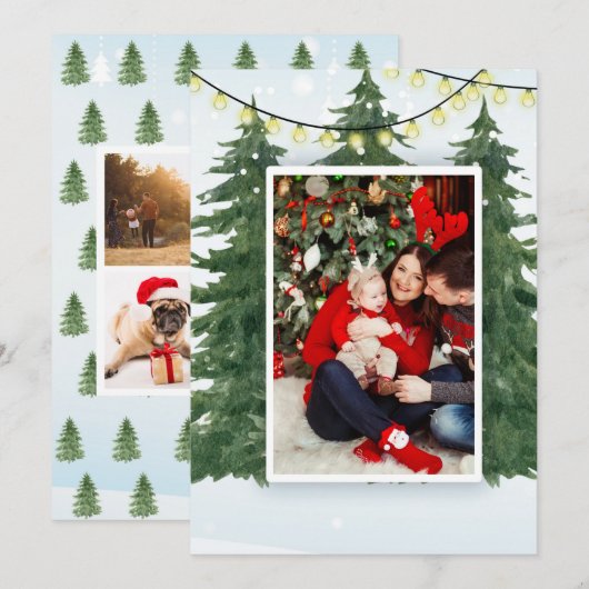 Carte de vacances plate (Devant / Derrière)