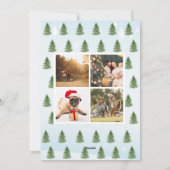 Carte de vacances plate (Dos)