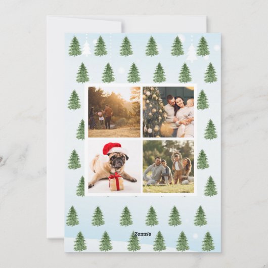 Carte de vacances plate (Dos)