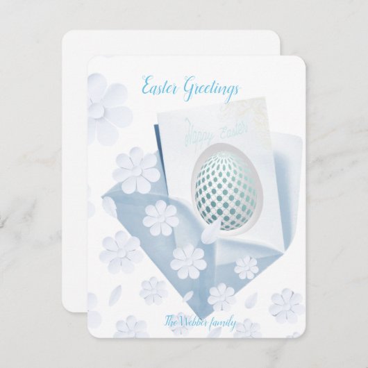 Carte de vacances plate (Devant / Derrière)