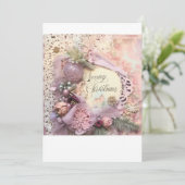 Carte de vacances plate (Debout devant)