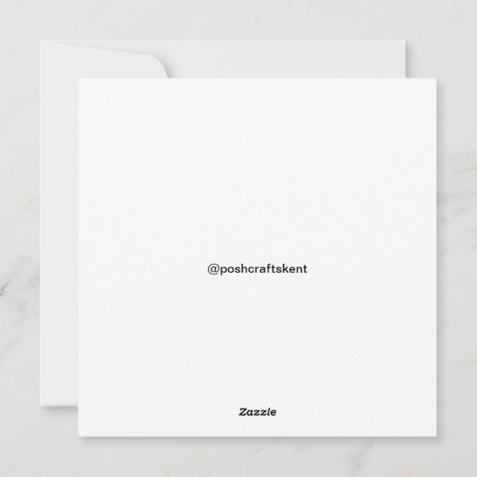 Carte de vacances plate (Dos)