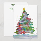 Carte de vacances plate (Devant / Derrière)