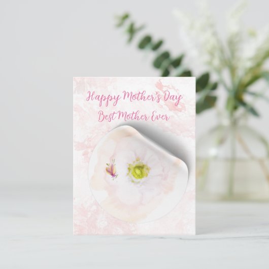 Carte de vacances plate (Debout devant)