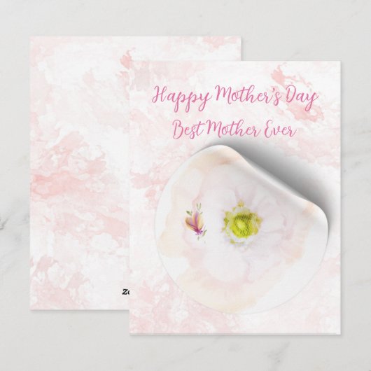 Carte de vacances plate (Devant / Derrière)