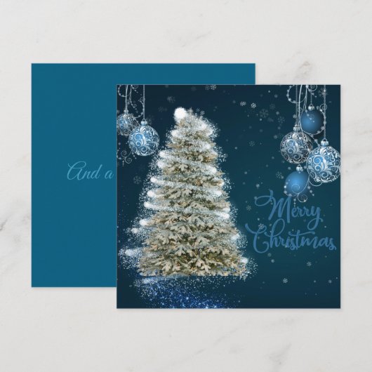 Carte de vacances plate (Devant / Derrière)