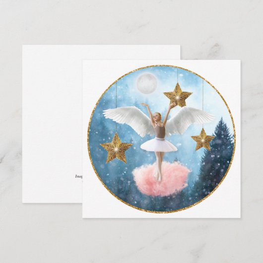 Carte de vacances plate (Devant / Derrière)