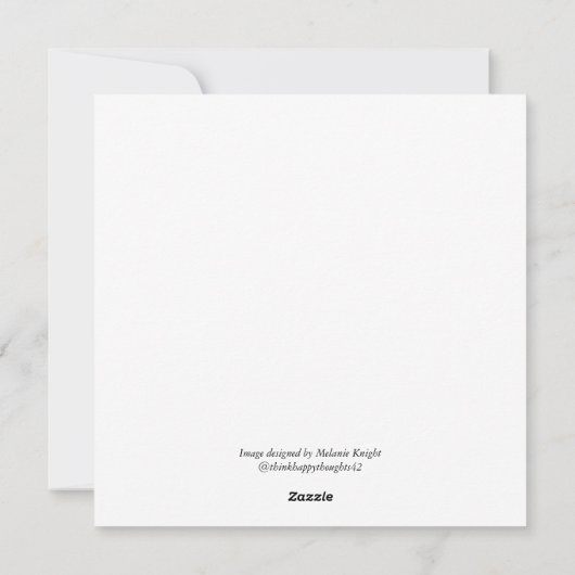 Carte de vacances plate (Dos)