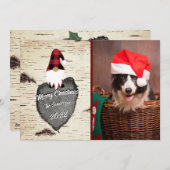 Carte de vacances plate (Devant / Derrière)