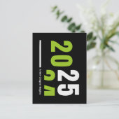 Carte de vacances plate (Debout devant)