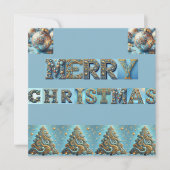 carte de vacances plate (Devant)